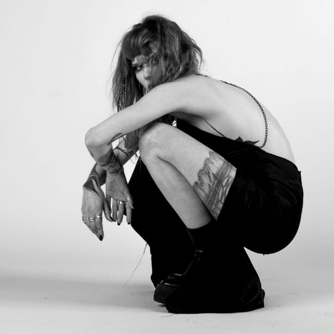 Kaja beim Rebel Echo foto shoot